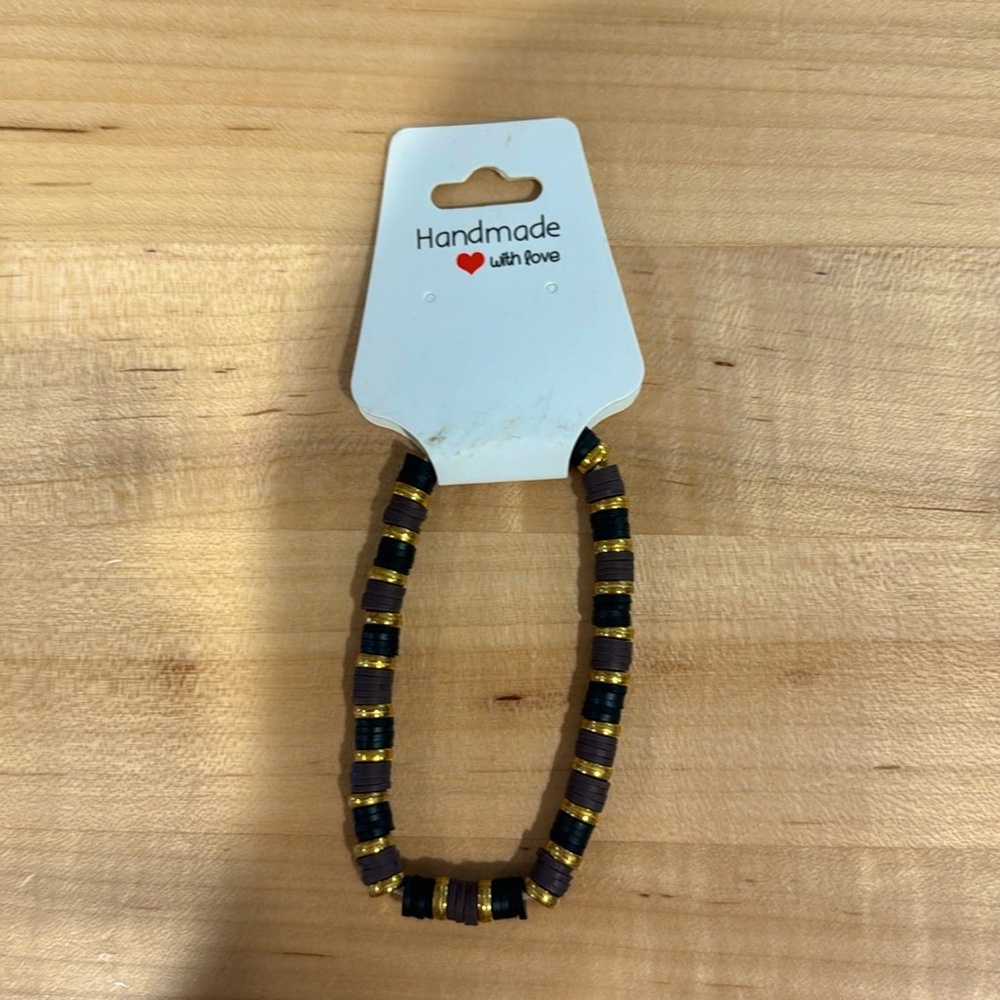 Brown black and gold bracelet
